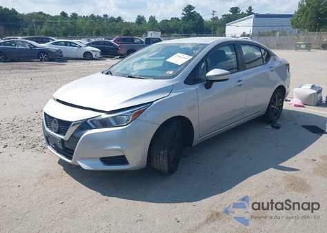 2021 Nissan Versa Sv Xtronic Cvt z USA, uszkodzony, nr VIN 3N1CN8EV0ML834153